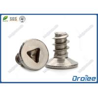 Buy cheap 304/316 Stainless Triangular Countersunk Head Type "B" Tamper Resistant Screws product