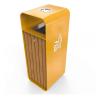 Buy cheap OHSAS18001 Certificate 35L Outdoor Wooden Garbage Bin from wholesalers