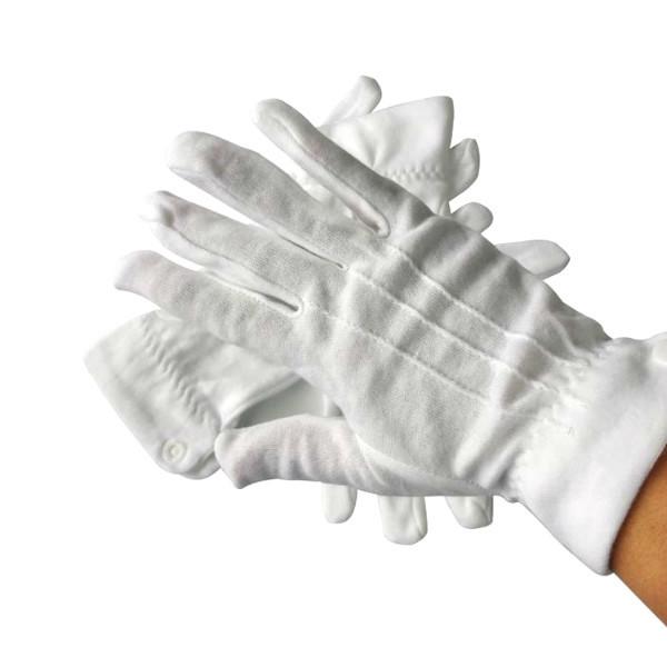 Buy cheap 10.5 Inch 100% Cotton Seamless Knitting Anti Static Gloves from wholesalers