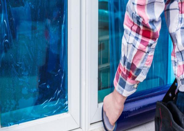 Buy cheap UV Block PE Window Glass Protective Film Self Adhesive Shatterproof Coating from wholesalers