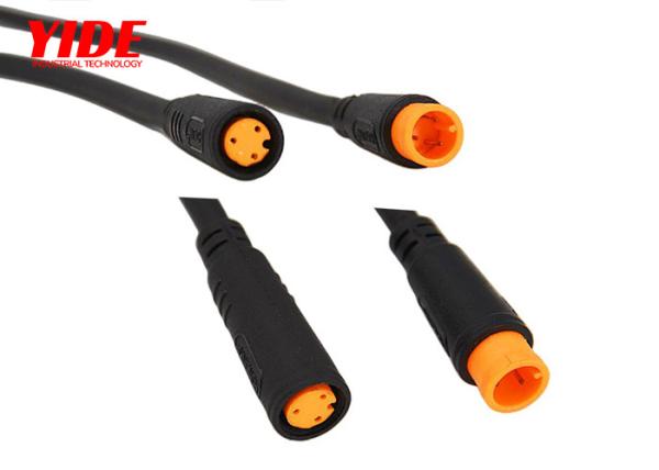 Buy cheap 48V 2A E Bike Connector Waterproof 3 Pin Male Connector Cable from wholesalers