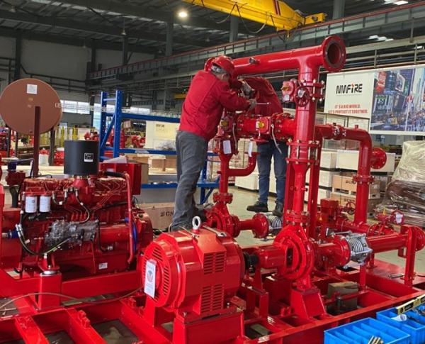 Buy cheap 100GPM End Suction Skid Mounted Fire Pump With 400L Fuel Tank from wholesalers