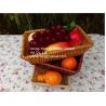 Buy cheap 2016 wicker tray basket wicker storage basket willow fruit tray square shape from wholesalers