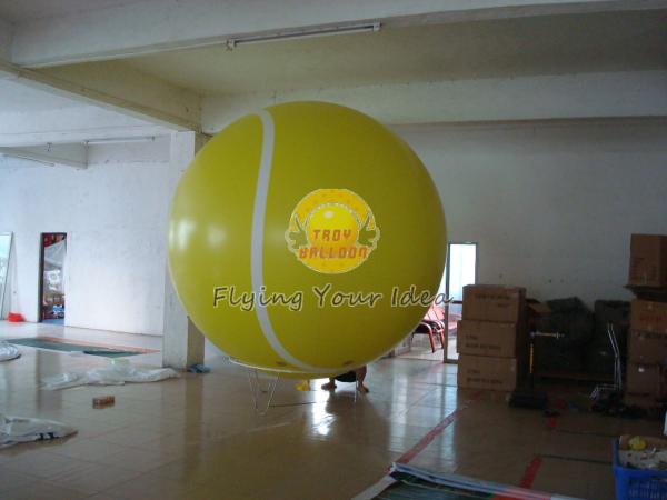 Buy cheap Large Inflatable Tennis Ball Balloon with Total Digital Printing, Sports Balloons from wholesalers