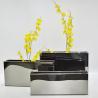 Buy cheap Polished Long Stainless Steel Flowerpot Big Rectangular Plant Pots from wholesalers