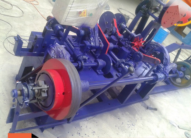Automatic Reverse Twisted Barbed Wire mesh Machine with High Speed