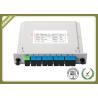 Buy cheap Rack Wall Mount Fiber Optic Splitter Cassette / Card Type SC UPC Connector from wholesalers