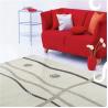 Buy cheap Striped design shaggy embroidered living room polyester area rug from wholesalers
