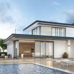 35dB Sound Insulation Modern Design French Glass Casement Windows for Villa