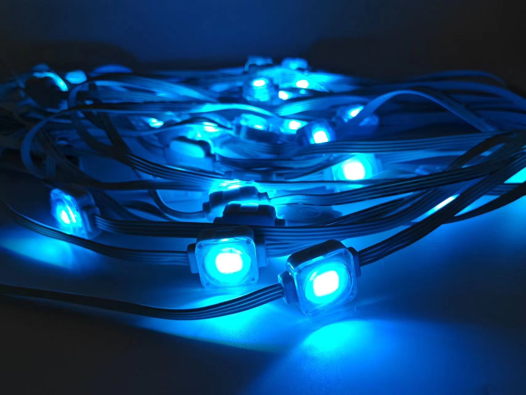 Twinklight Decorative Christmas Outdoor Smart Pixel Led Light Strip RGBW Point Light Source Permanent Eave Lights