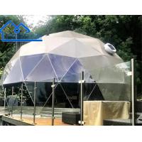 Buy cheap Outdoor White Red Yellow Commercial Dome Tent With Platform For Hotel Camping product