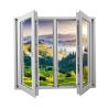 Buy cheap SKATE Hardware Level 8 Air Tightness Aluminum Windproof Casement Windows from wholesalers