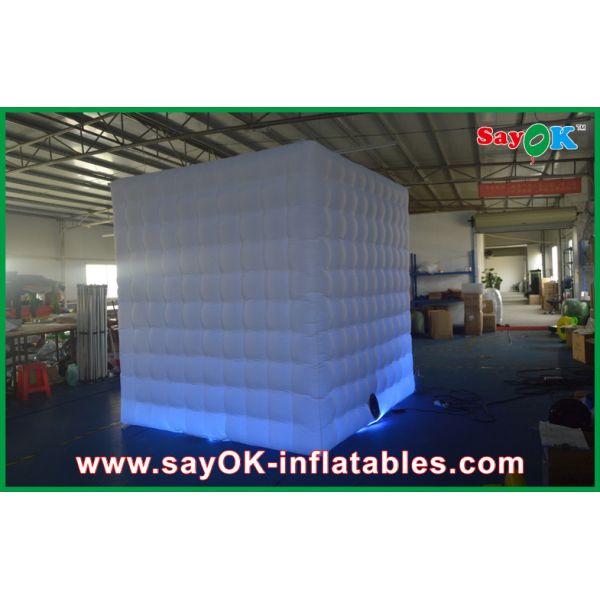 Professional Photo Studio Small Photo Booth Oxford Cloth Lighting Durable White Inflatable Photo Booth For Wedding
