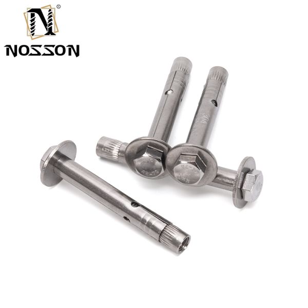 Stainless Steel Hexagon Head Concrete Anchor Bolt M6M8M10M12 Capacity 700 Blue Diameter 5/16IN TiCN