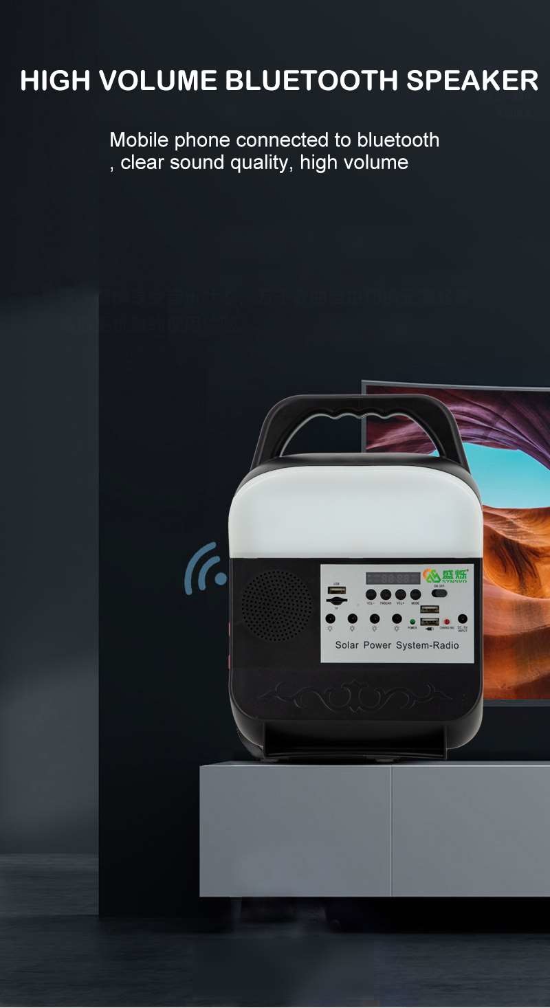 Mini Portable Lithium Battery Solar Generator Kit Outdoor Power For American Market