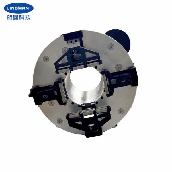 Buy cheap Pneumatic Rotary Chuck Main 4 Jaw Rotary Laser Chuck For Tube Cutter from wholesalers
