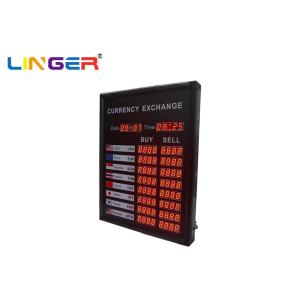 Buy cheap 8888 And Nigeria Led Electronic Exchange Rate Sign Board Customized Logo from wholesalers