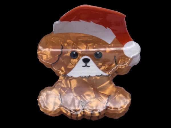 Buy cheap Christmas Dog Acetate Hair Claw Customize Different Designs for Your Needs from wholesalers