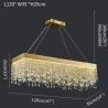 Buy cheap Modern oval crystal chandelier Crystal Light Kitchen Fixture Led Modern Home Decor Staircase Lighting(WH-CY-168) from wholesalers