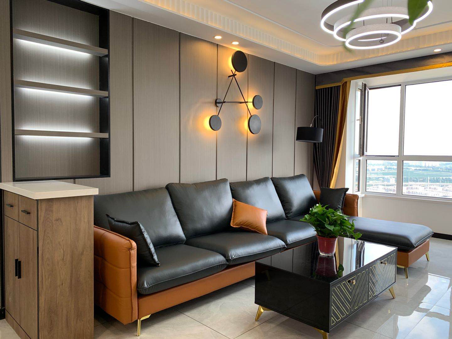 Bamboo Charcoal Wood Veneer Metal Wall Panel Decorative Plate Bamboo PET Metal Board