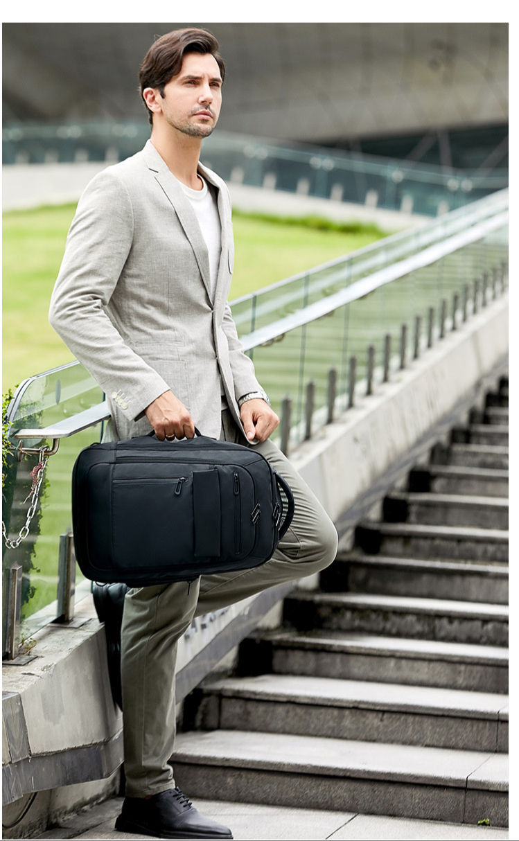 Anti Theft Waterproof 36 Litre Business Travel Backpack Polyester Lining