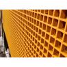 Buy cheap ABS Yellow Fibergrate Molded Grating 38mm*38mm Durable Appearance from wholesalers