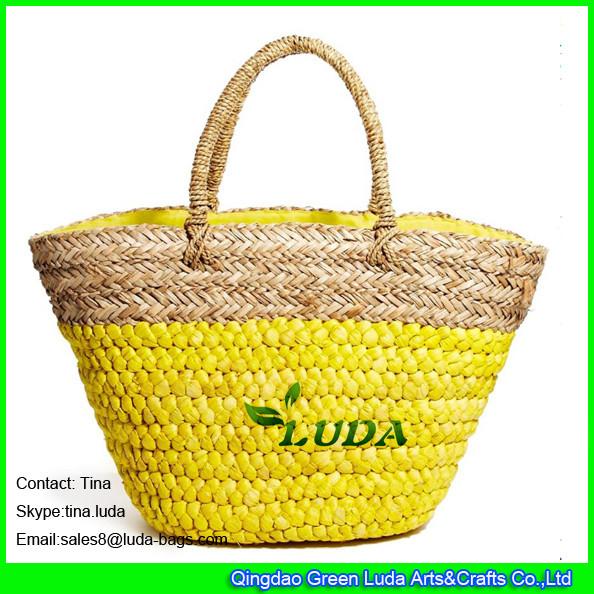 Buy cheap LUDA summer straw handbags new designer seagrass straw bags from wholesalers