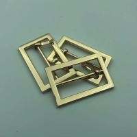 Buy cheap Gold 1" 2" Metal Adjustable Slide Buckle For Man And Women Belt product