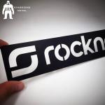 Industry Nameplate Hole Self Adhesive Sticker Metal Name Plates Customized Size