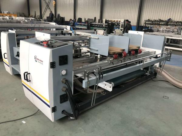 Buy cheap Single Piece Semi Automatic Carton Folder Gluer Machine 60 Boxes Per Min from wholesalers