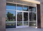 Tempered Insulated Powder Coated Aluminium Door Hinge Adjustment With Glass