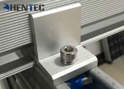 Buy cheap Aluminum End Clamp Solar Roof Mounting Systems / Solar Panel Roof Mounts from wholesalers