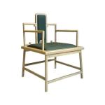 Wholesale Chinese Style Durable Solid Ash Wood Armrest Leisure Chair Hotel