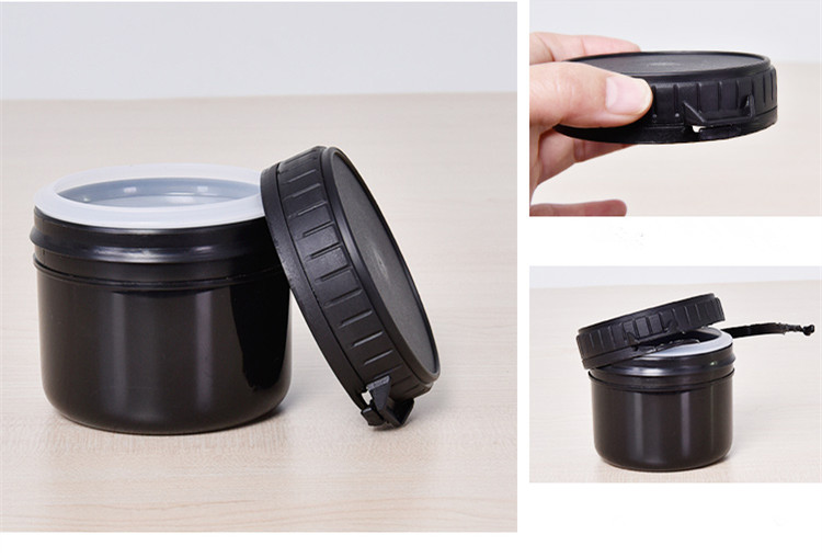 200ml Capacity HDPE Plastic Jar for Storing Medicine Tablets Pills and Protein Powder