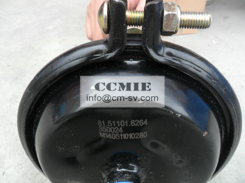 T24 Shacman Truck Parts , Weichai Engine Type Front Diaphragm Air Brake Chamber