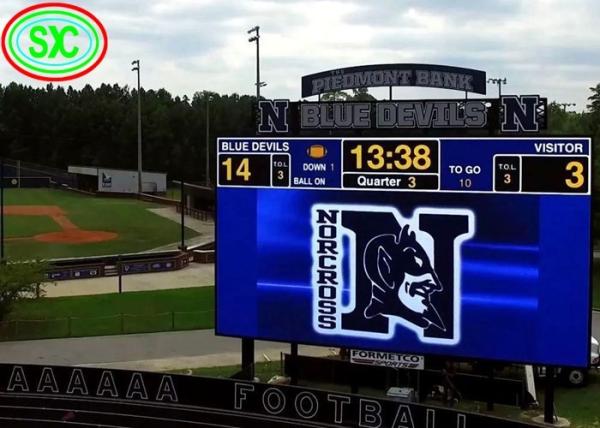Quality P10 outdoor advertising timing and scoring stadium football led displays for sale