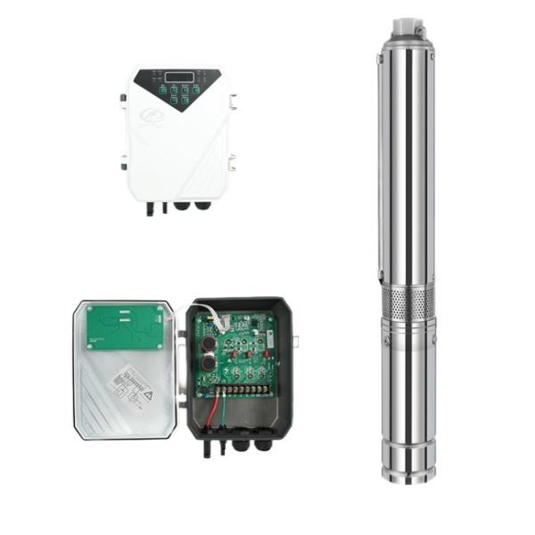 Buy cheap High Head Solar Submersible Well Pump with 1.25 Inches Outlet Port 48V/72V Voltage and Maximum Head of 95m from wholesalers