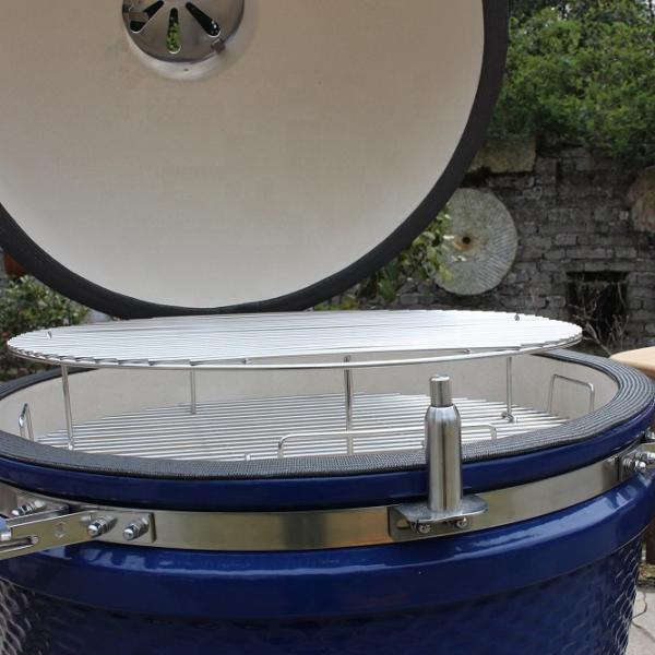 Buy cheap 24Inch Ceramic Barbecue Grill With Wheels Built-In Thermometer from wholesalers