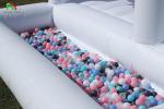 13x13x10ft Commercial White Bounce House Large Jumper Bouncy Inflatable Castle