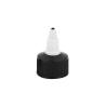 Buy cheap Black Plastic Twist Cap Pointed Nozzle Jelly Cap 24/410 Squeeze Bottle Caps For Glue from wholesalers