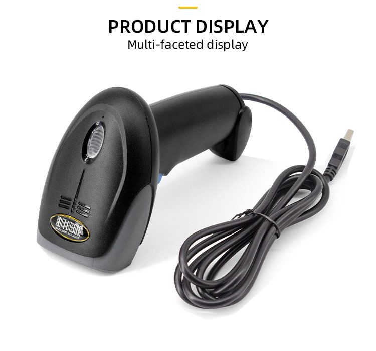Manual Trigger Mode 2D Wireless Barcode Reader with Scanning and ≥4mil Optical Resolution