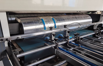 150×150mm Paper Automatic Window Box Patching Machine Corner V Cut And Creasing