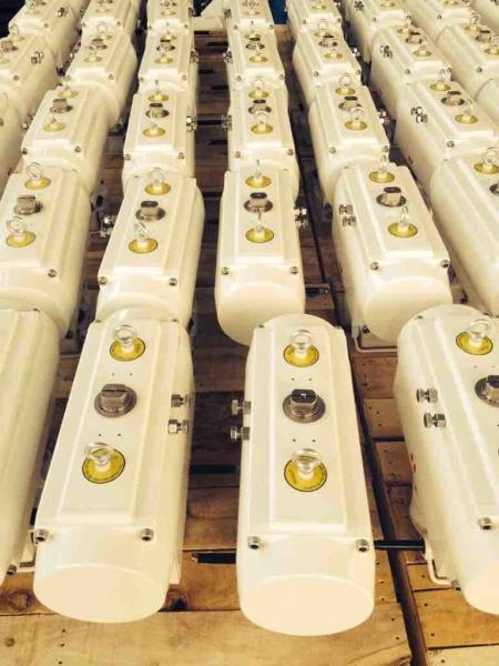 Buy cheap wuxi pneumatic rotary actuator control for valves Aluminum Alloy actuators manufacture from wholesalers