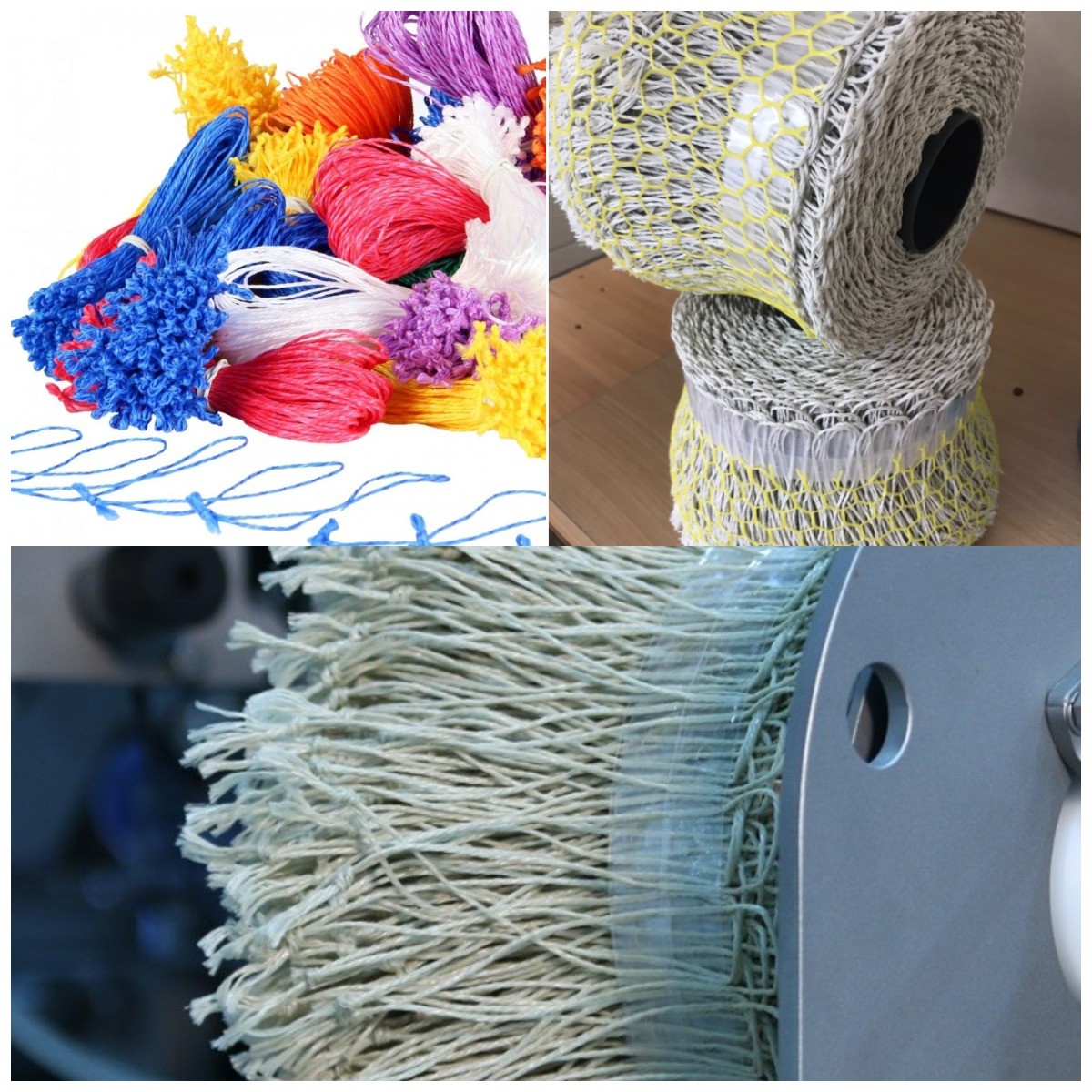 2 Ply Sausage loop Twine 4600dtex Beige White Twisted Polypropylene Thread