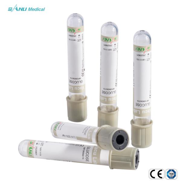 Buy cheap Vacuum 6ml Gray Top Blood Collection Tubes Glass Glucose Blood Tube from wholesalers