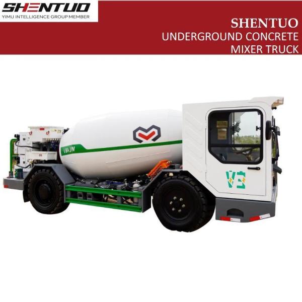 Buy cheap Factory Direct Sale 4m3 Underground Mining Explosion Concrete Mixer Truck from wholesalers
