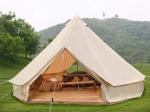 3 X 2M Outdoor Camping Canopy 285G Color Beige Cotton Canvas Bell Tent