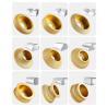 Buy cheap Hole Dia 20mm Ceramic Grinding Diamond Profile Wheels Vacuum Brazed from wholesalers