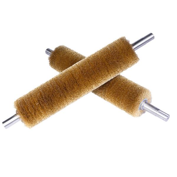 Brass Wire / Steel Wire / Silicon Carbide Industrial Rotary Roller Brush For