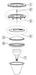 Stainless Steel Pool Spa Light Bulb
